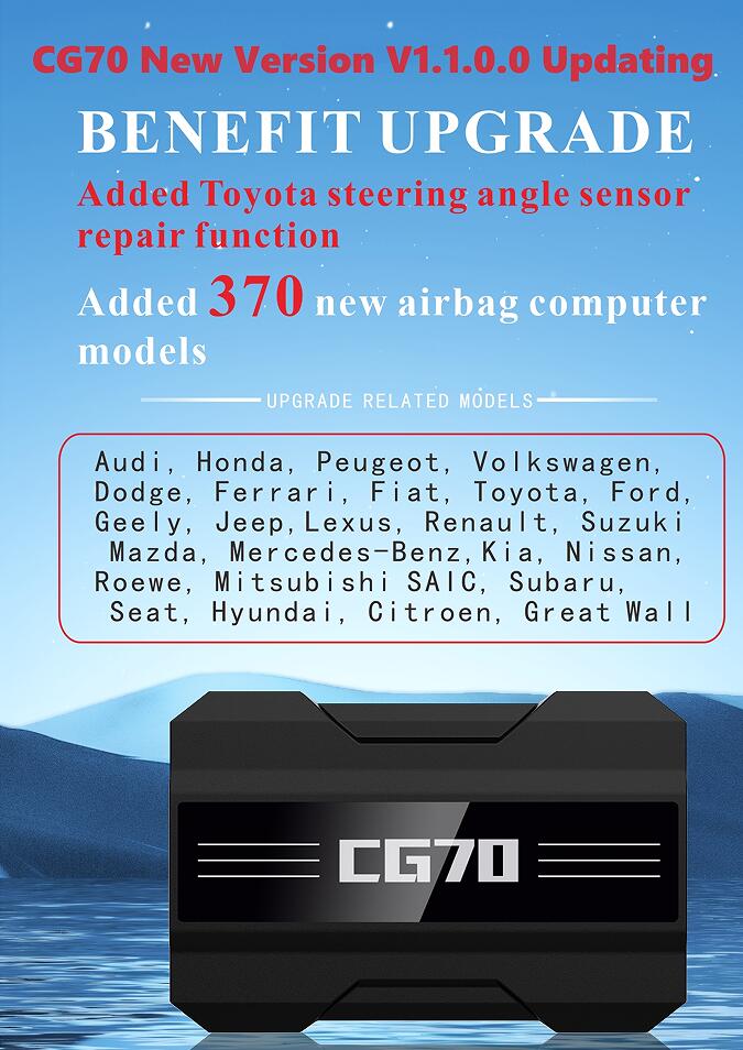 cgdi cg70 airbag reset tool v1.1.0.0 update