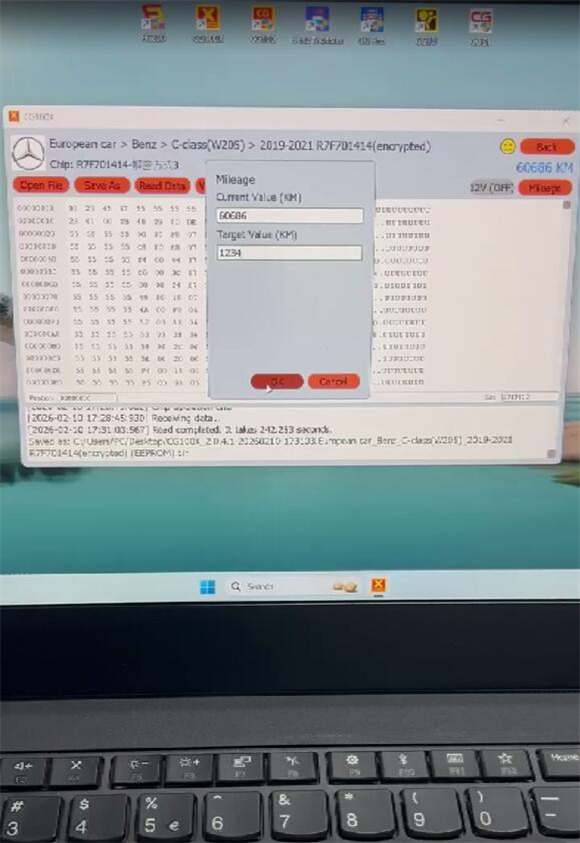 cg100x-benz-w205-mileage-correction-7 cg100x-benz-w205-mileage-correction-7