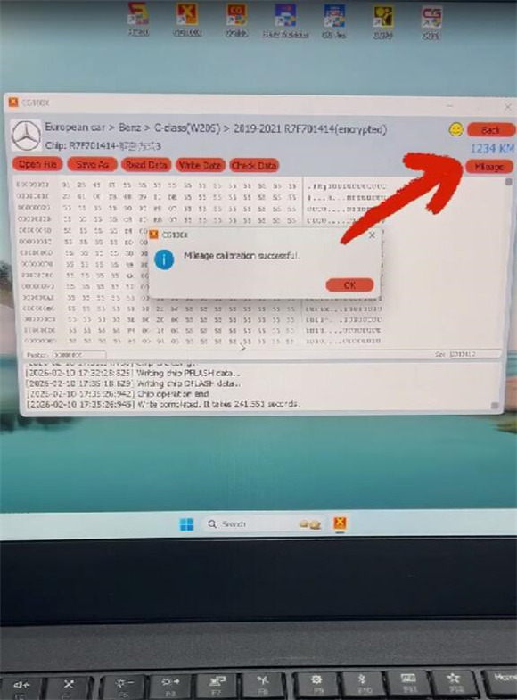 cg100x-benz-w205-mileage-correction-9 cg100x-benz-w205-mileage-correction-9