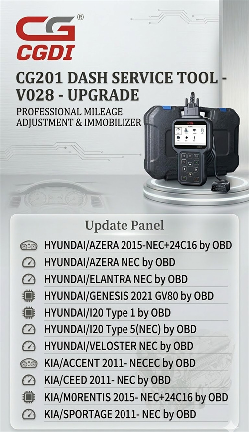 CGDI CG201 V028 update